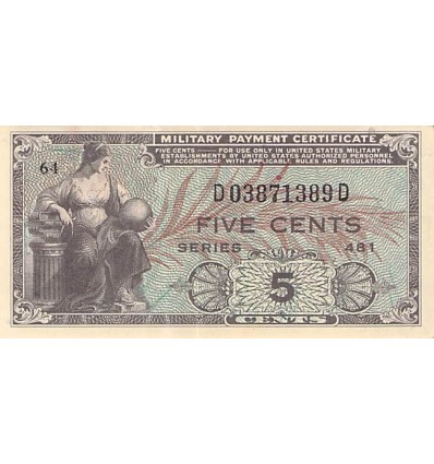5 Cents Etats-Unis d'Amérique (1951)