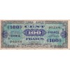 100 Francs Drapeau France 1944