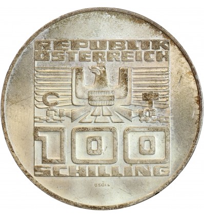 100 Schilling - Autriche Argent
