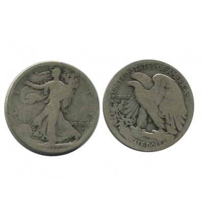 1/2 Dollar Liberte Etats - Unis Argent