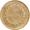20 Francs Génie - Troisième République