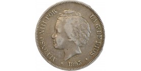 5 Pesetas Alphonse XIII 2ème Type - Espagne Argent
