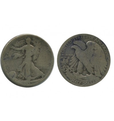 1/2 Dollar Liberte Etats - Unis Argent