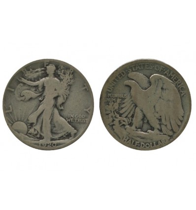 1/2 Dollar Liberte Etats - Unis Argent