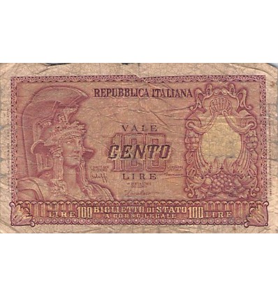 100 Lire Italie 1951