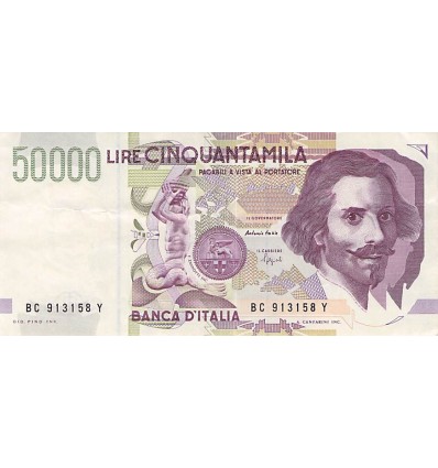 50 000 Lire Italie 1992