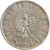 5 Zloty Joseph Pilsudski Pologne Argent