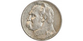 5 Zloty Joseph Pilsudski - Pologne Argent
