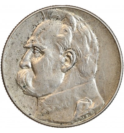 5 Zloty Joseph Pilsudski - Pologne Argent