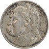 10 Zloty Josef Pilsudski Pologne Argent