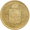 8 Forints - 20 Francs François Joseph Ier - Hongrie