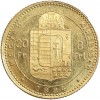 8 Forints - 20 Francs François Joseph Ier - Hongrie