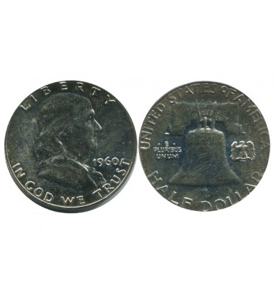 1/2 Dollar Franklin Etats - Unis Argent