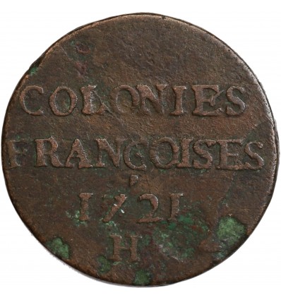 Neuf Deniers Colonies Françoises Louis XV