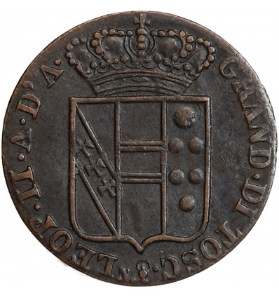 1 Quattrino Leopold II Italie Toscane