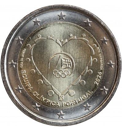 2 Euros Portugal 2024 - Jeux Olympiques de Paris