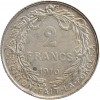 2 Francs Albert Ier Légende Française - Belgique Argent