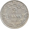 2 Francs Albert Ier Légende Flamande - Belgique Argent