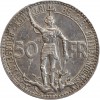 50 Francs Légende Flamande Exposition de Bruxelles et Centenaire des Chemins de Fer - Belgique Argent