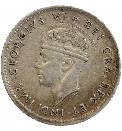 5 Cents Georges VI - Canada Terre Neuve Argent