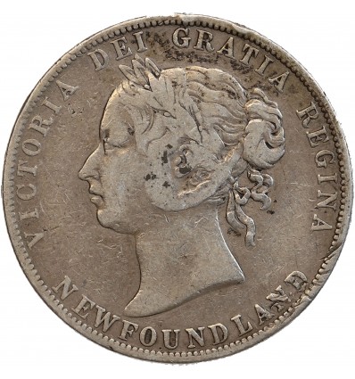 50 Cents Victoria - Canada Terre Neuve Argent