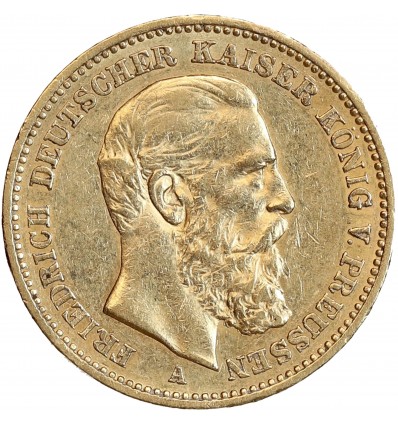 20 Marks Frederic III - Allemagne Prusse