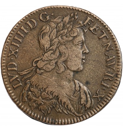 Jeton en Cuivre Louis XIV Réforme de la Justice
