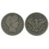 1/4 Dollar Barber Etats - Unis Argent