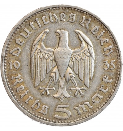5 Marks Hindenbourg - Allemagne Argent