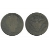 1/4 Dollar Barber Etats - Unis Argent