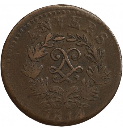5 Centimes Louis XVIII Siège d'Anvers - Frappe monnaie