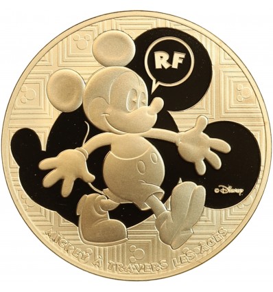 50 Euros or 2016 - Mickey à travers les âges
