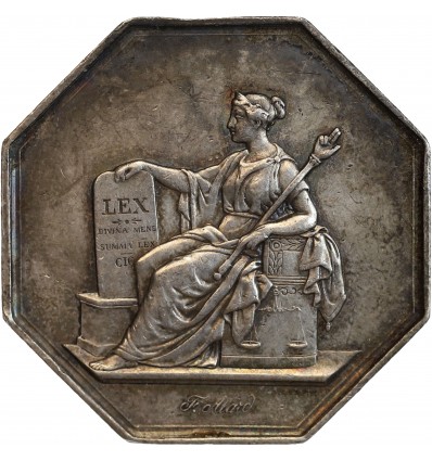 Jeton en Argent Avoués au Tribunal de 1ère Instance de Paris 1849