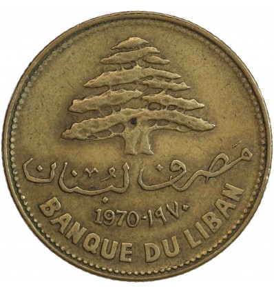 25 Piastres - Liban