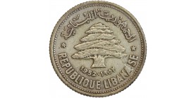 50 Piastres - Liban Argent
