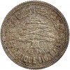 50 Piastres - Liban Argent