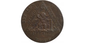1/2 Penny Franc-Maconnique Middlesex - Grande Bretagne