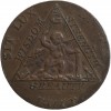 1/2 Penny Franc-Maconnique Middlesex - Grande Bretagne