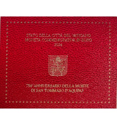 2 Euros Vatican 2024 BU - Saint Thomas d'Aquin