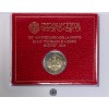 Pièce de 2 euro du Vatican millésime 2024, qui commémore le 750ème anniversaire de la mort de Thomas d'Aquin.
