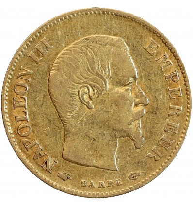 10 Francs Napoléon III Tête Nue