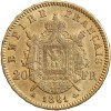 20 Francs Napoléon III Tête Laurée