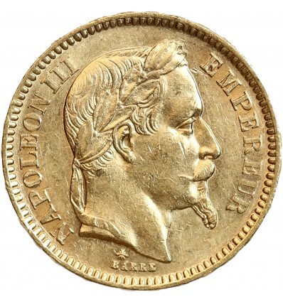 20 Francs Napoléon III Tête Laurée