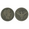 1/4 Dollar Barber Etats - Unis Argent