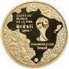 5 Euros Or Coupe du Monde de Football FIFA Brésil