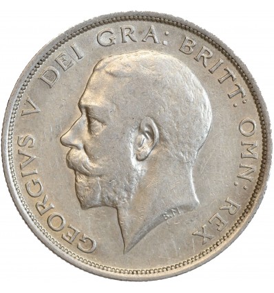 1/2 Couronne Georges V - Grande Bretagne Argent