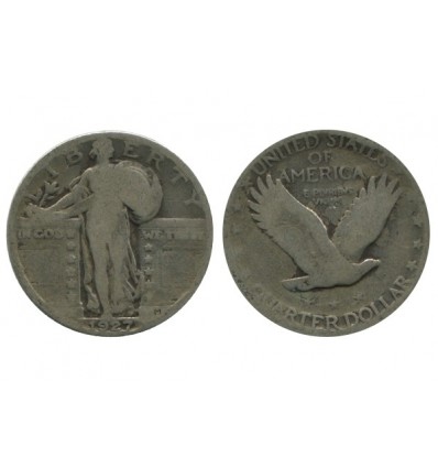 1/4 Dollar Liberte Etats - Unis Argent