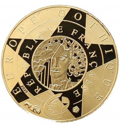 5 Euros Or Europa 2020 - La France Epoque Gothique