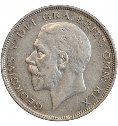 1/2 Couronne Georges V - Grande Bretagne Argent