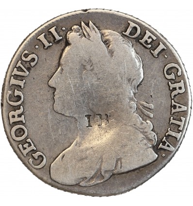 1 Shilling Georges II - Grande Bretagne Argent